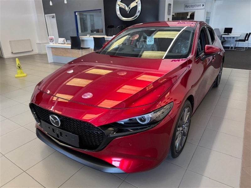 Mazda 3 2.5 E-skyactiv-g Mhev Takumi Hatchback Red #3