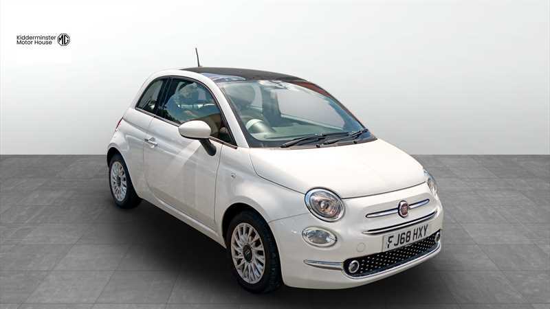 Fiat 500 1.2 Lounge Hatchback Euro 6 Ss White