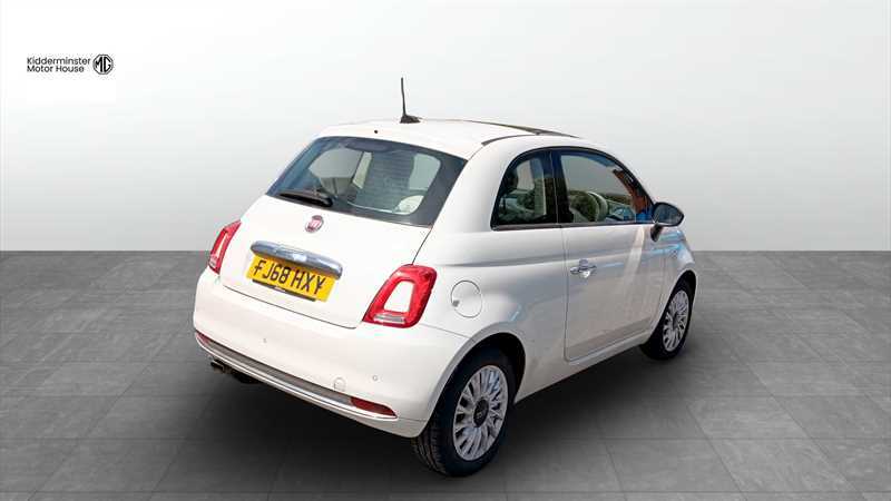 Fiat 500 1.2 Lounge Hatchback Euro 6 Ss FJ68HXY White #4