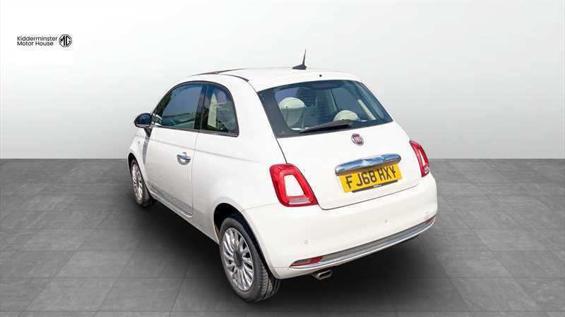 Fiat 500 1.2 Lounge Hatchback Euro 6 Ss FJ68HXY White #3