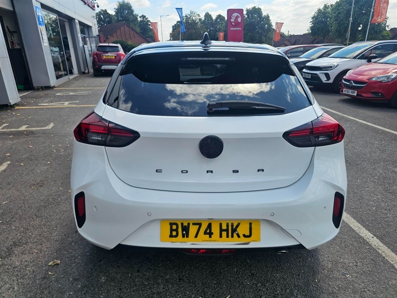 Vauxhall Corsa 1.2 Turbo Ultimate Hatchback Eur BW74HKJ White #5