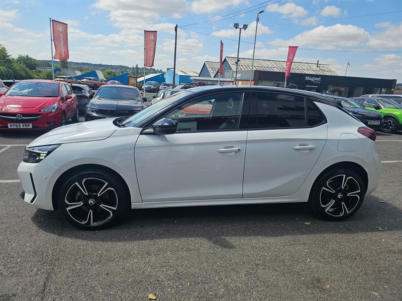 Vauxhall Corsa 1.2 Turbo Ultimate Hatchback Eur BW74HKJ White #3