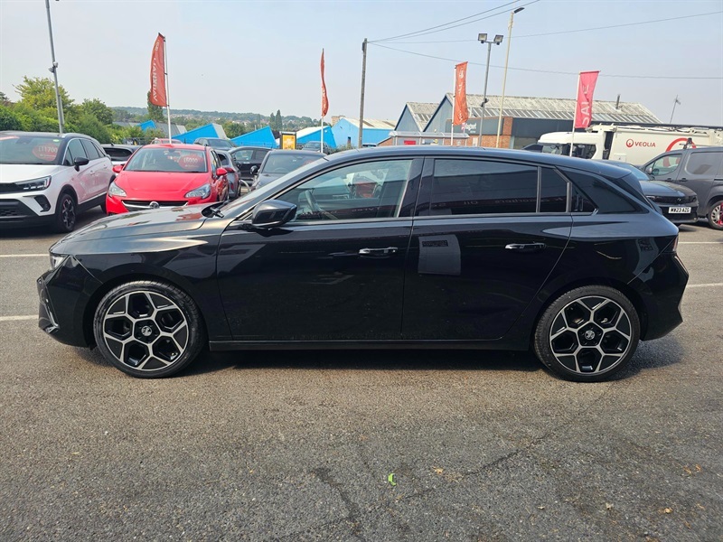 Vauxhall Astra 1.2 Turbo Ultimate Hatchback Euro MF74XJX Black #3