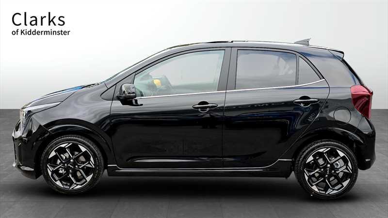 Kia Picanto 1.0 Gt-line S Hatchback Amt Euro 6 Ss Black #5