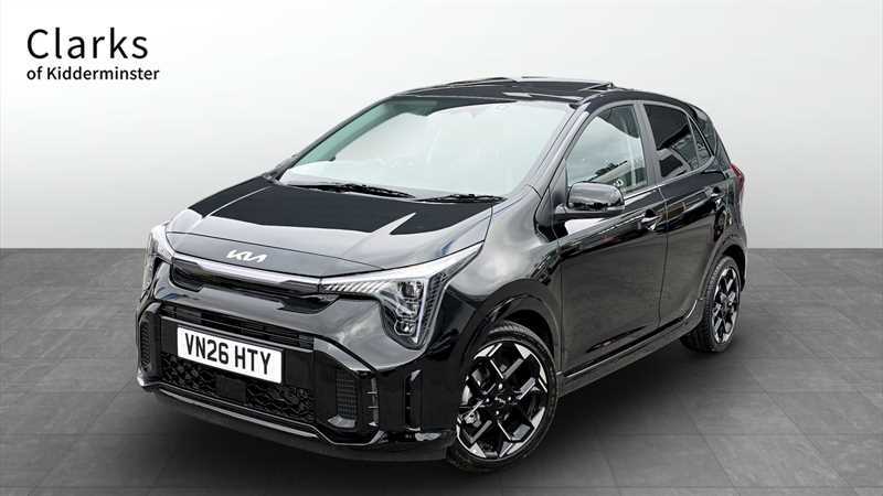 Kia Picanto 1.0 Gt-line S Hatchback Amt Euro 6 Ss Black #2