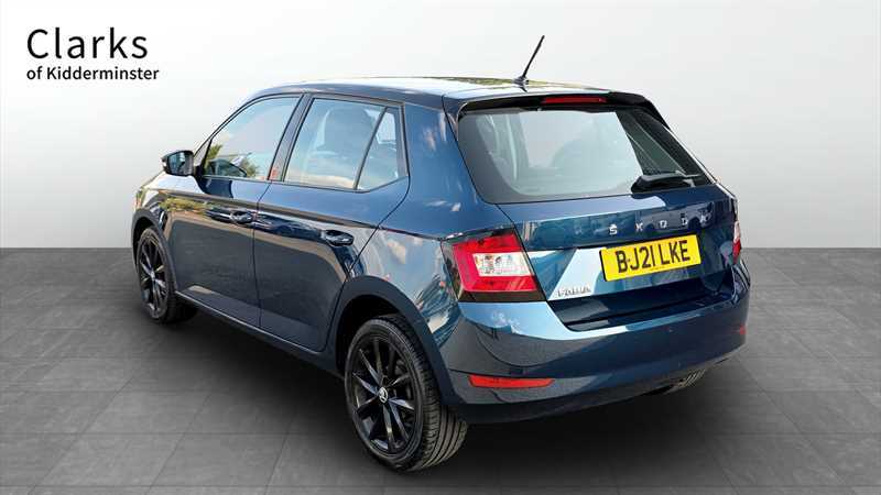 Skoda Fabia 1.0 Tsi Colour Edition Hatchback BJ21LKE Blue #4