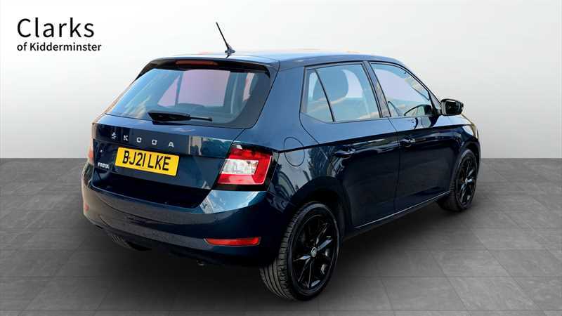 Skoda Fabia 1.0 Tsi Colour Edition Hatchback BJ21LKE Blue #3