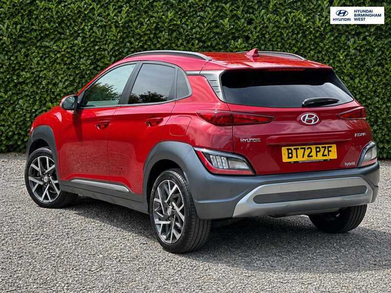 Hyundai Kona 1.6 H-gdi Premium Suv Hybrid Dct Euro 6 BT72PZF Red #6