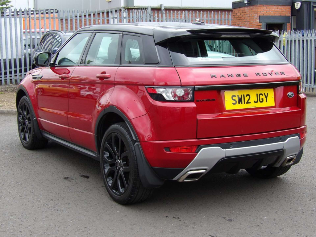 Land Rover Range Rover Evoque Dynamic Si4 4Wd Red #5