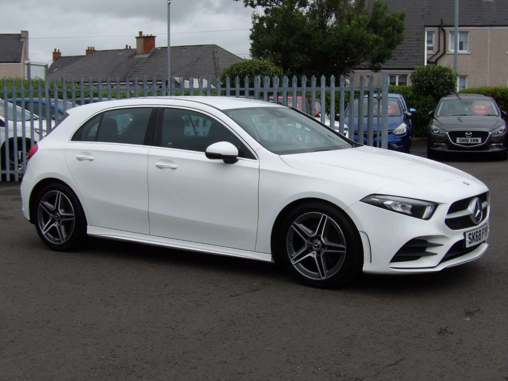 Mercedes-Benz A Class Amg Line D SK68FYP White