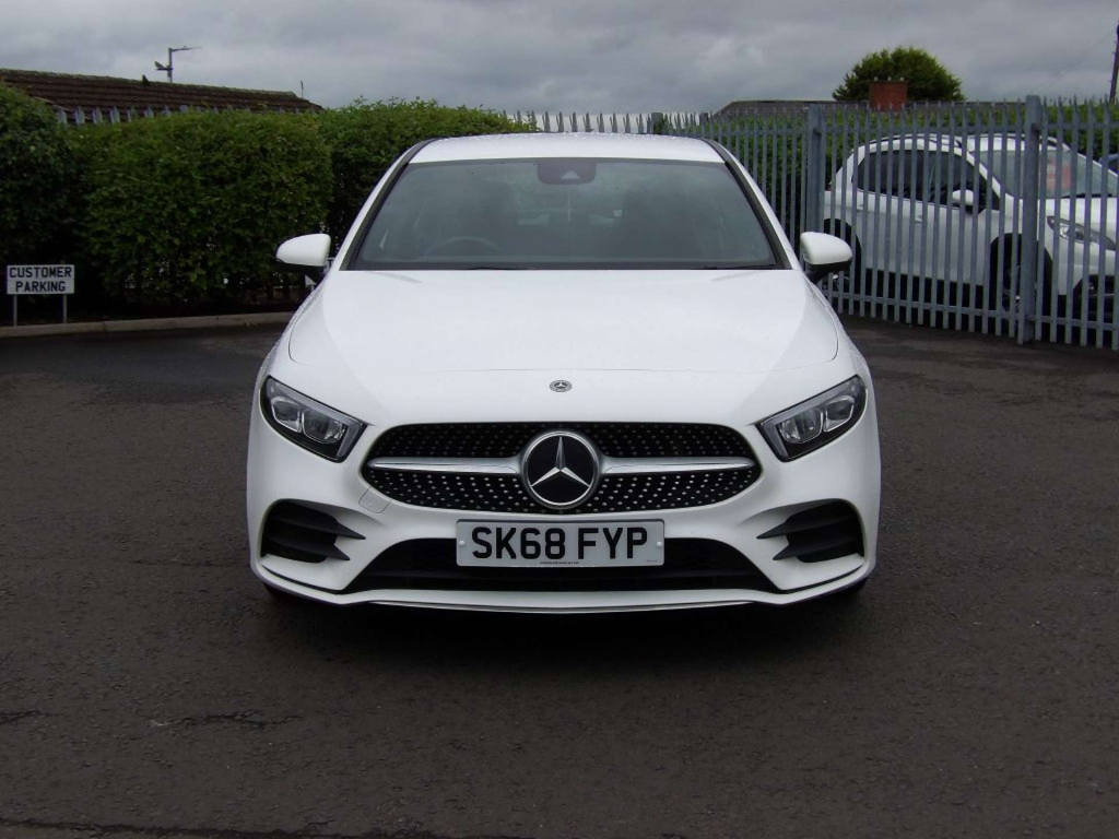 Mercedes-Benz A Class Amg Line D SK68FYP White #2