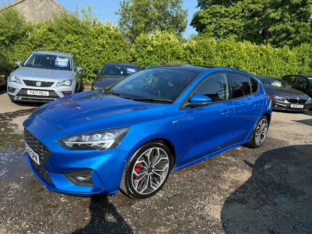 Ford Focus 1.5 Ecoblue St-line X Euro 6 Ss OU68OPM Blue #4