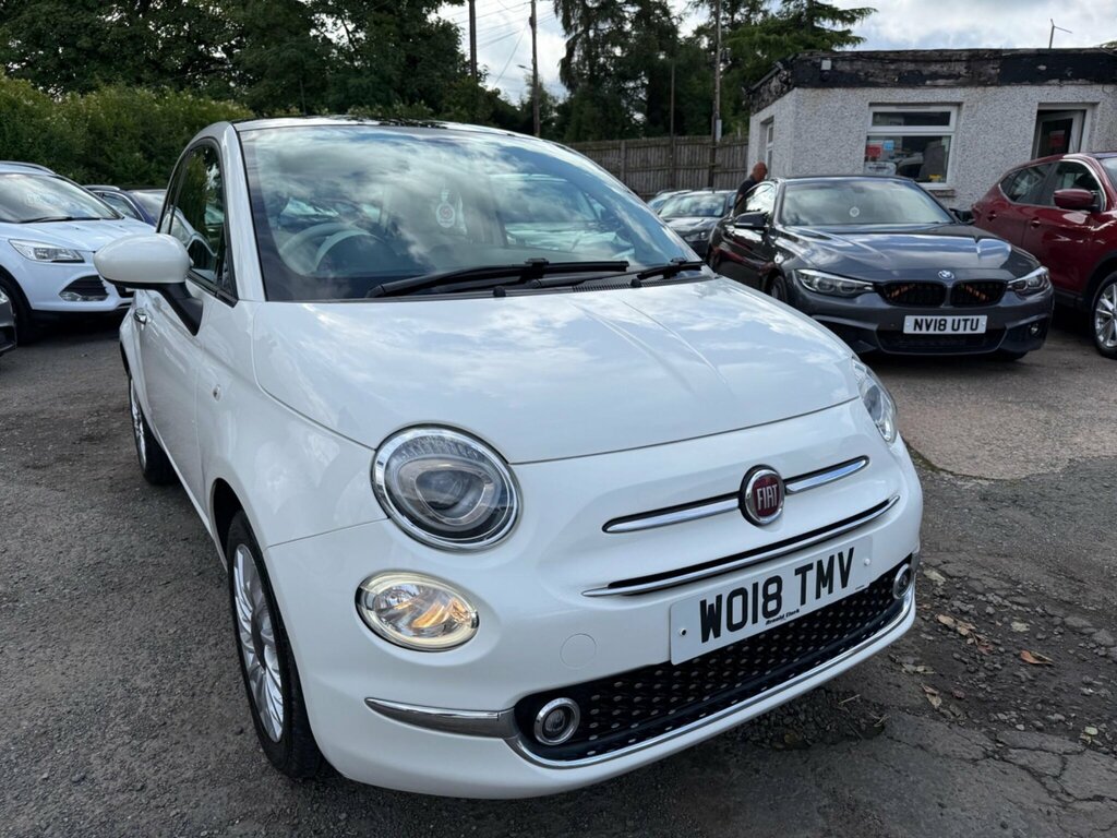 Fiat 500 1.2 Lounge Euro 6 Ss WO18TMV White #2