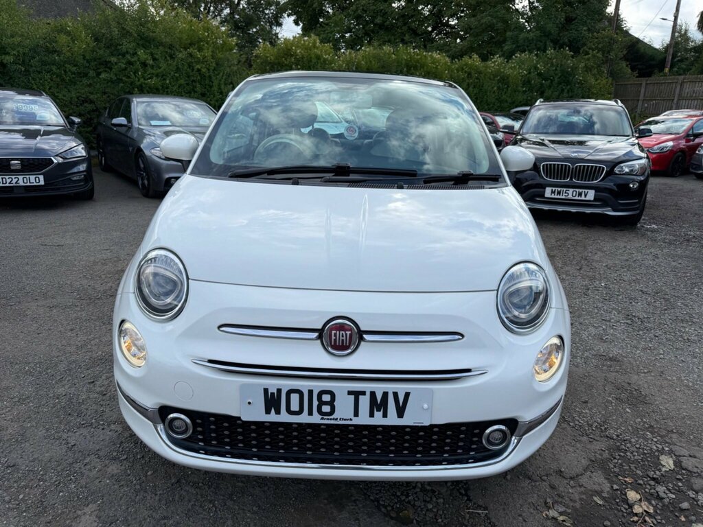 Fiat 500 1.2 Lounge Euro 6 Ss WO18TMV White #3