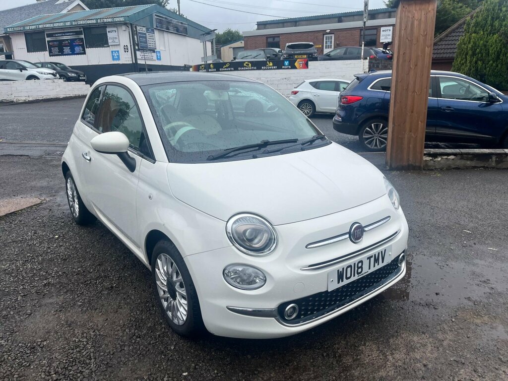 Fiat 500 1.2 Lounge Euro 6 Ss White #2