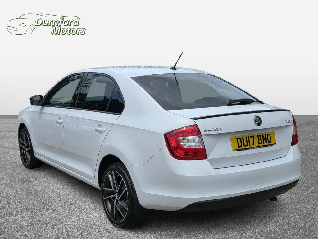 Skoda Rapid 1.2 Tsi Sport White #6