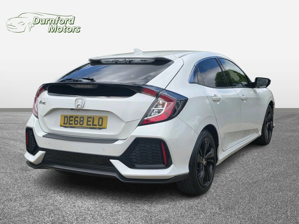 Honda Civic 1.0 Vtec Turbo Sr White #4