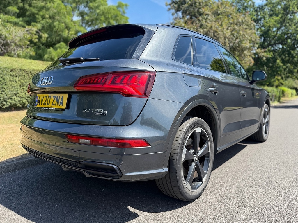 Audi Q5 Tfsie Black Edition U3578 Ulez AV20ZNA Grey #4
