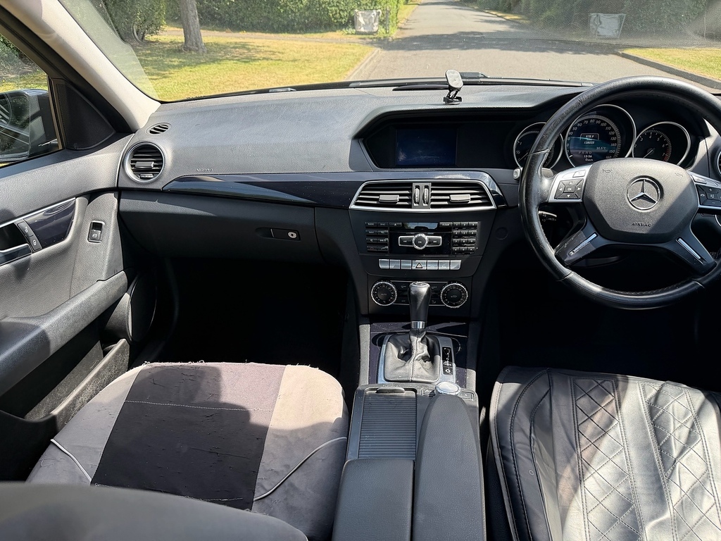 Mercedes-Benz C Class 2.1 C250 Cdi Amg Sport Plus G-tronic Euro 5 Ss Silver #16
