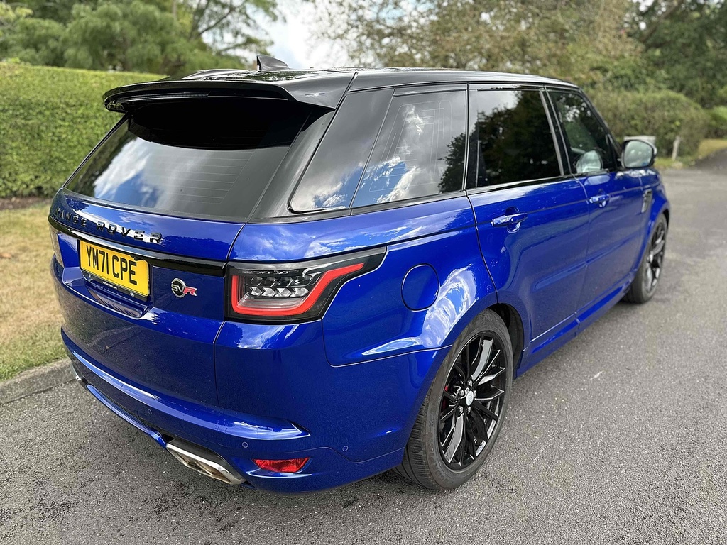 Land Rover Range Rover Sport P575 V8 Svr U2065 Ulez YM71CPE Blue #3