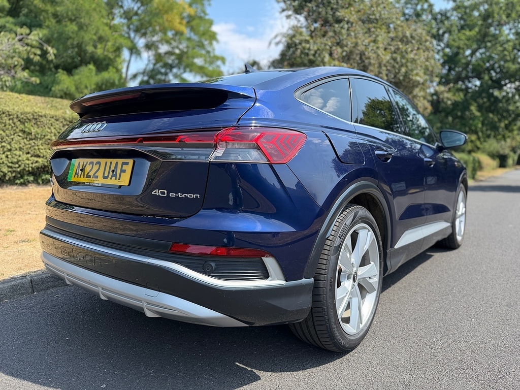 Audi Q4 E Tron S Line U3623 Ulez Blue #4