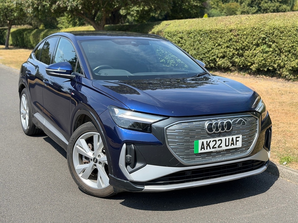 Audi Q4 E Tron S Line U3623 Ulez Blue