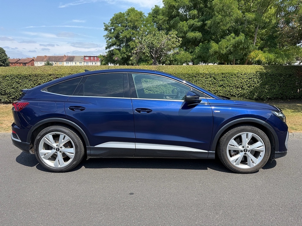 Audi Q4 E Tron S Line U3623 Ulez Blue #2