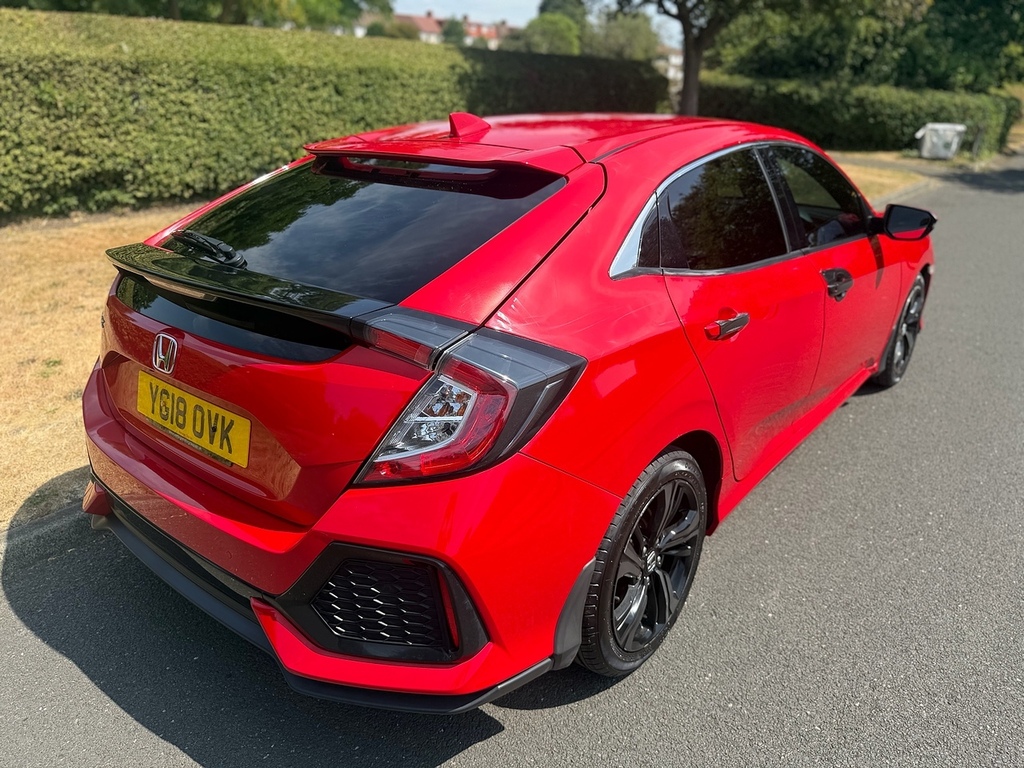 Honda Civic Vtec Turbo Sr U3624 Ulez Red #3