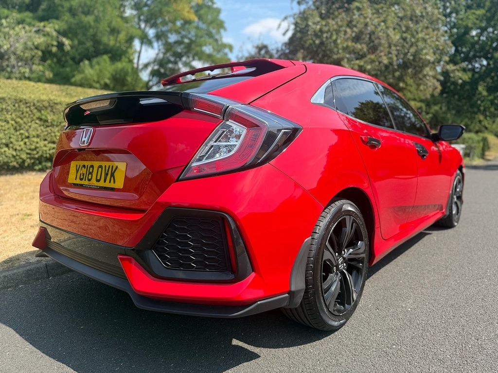Honda Civic Vtec Turbo Sr U3624 Ulez Red #4
