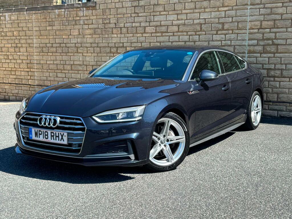 Audi A5 2.0 Tdi Ultra S Line Sportback S Tronic Euro 6 S Blue #2