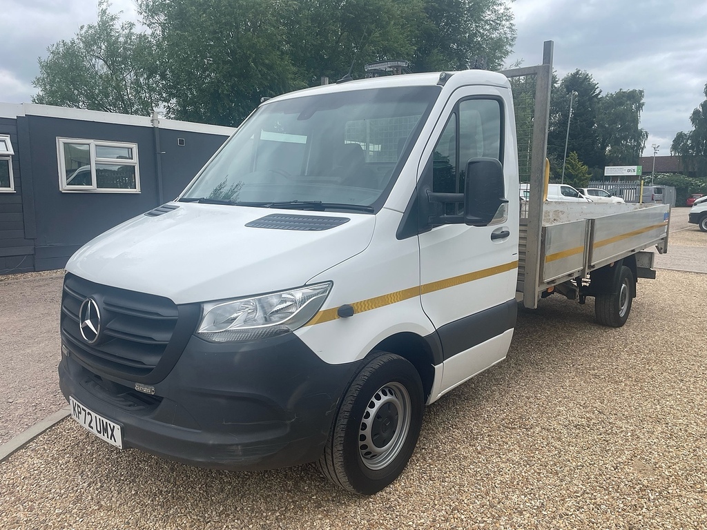 Mercedes-Benz Sprinter 315 Cdi Progressive L3 Lwb Dropside KP72UMX White #2