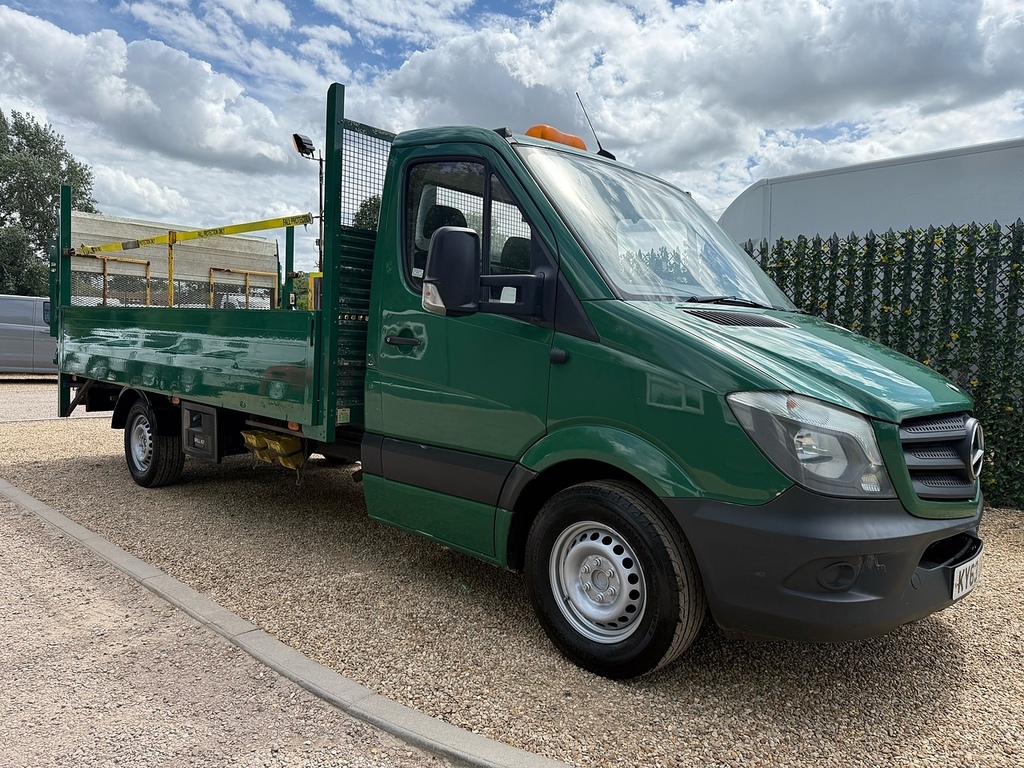 Mercedes-Benz Sprinter 313 2.1Cdi Lwb Dropside Tail Lift Green