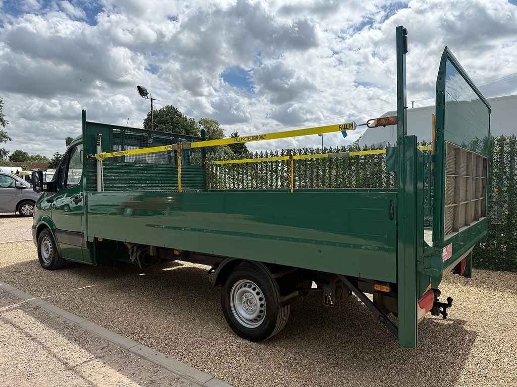 Mercedes-Benz Sprinter 313 2.1Cdi Lwb Dropside Tail Lift Green #3