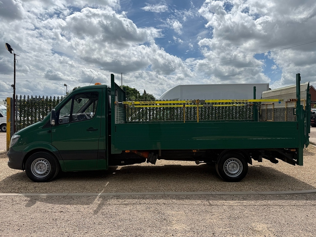 Mercedes-Benz Sprinter 313 2.1Cdi Lwb Dropside Tail Lift Green #6