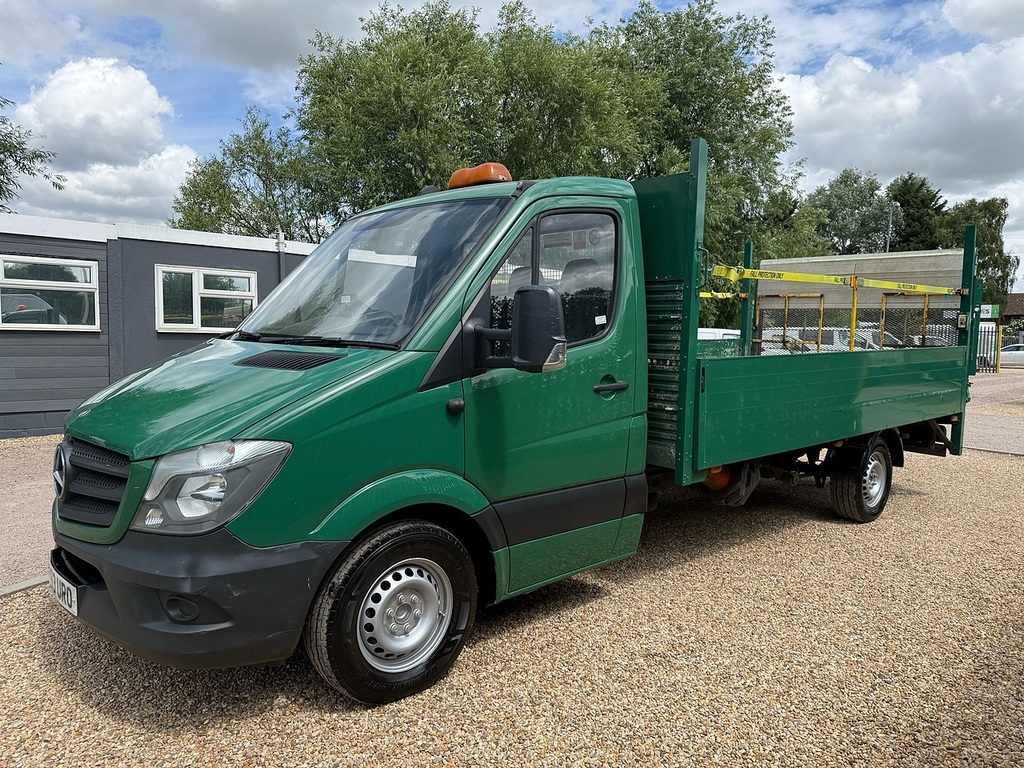 Mercedes-Benz Sprinter 313 2.1Cdi Lwb Dropside Tail Lift Green #2
