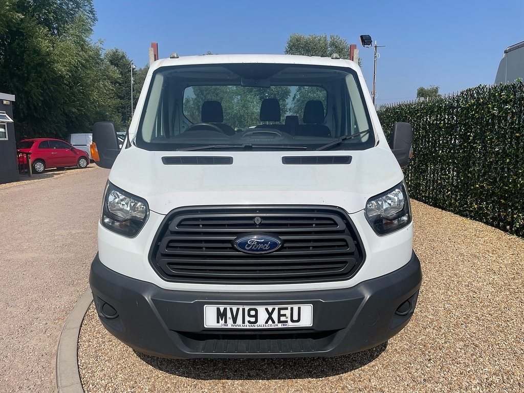 Ford Transit Custom 350 2.0 Ecoblue L4 Xlwb Dropside Drw - White MV19XEU White #2