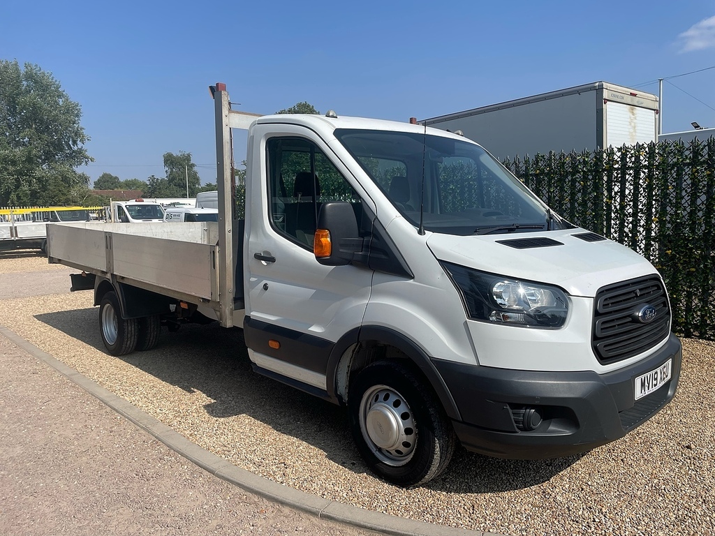 Ford Transit Custom 350 2.0 Ecoblue L4 Xlwb Dropside Drw - White White