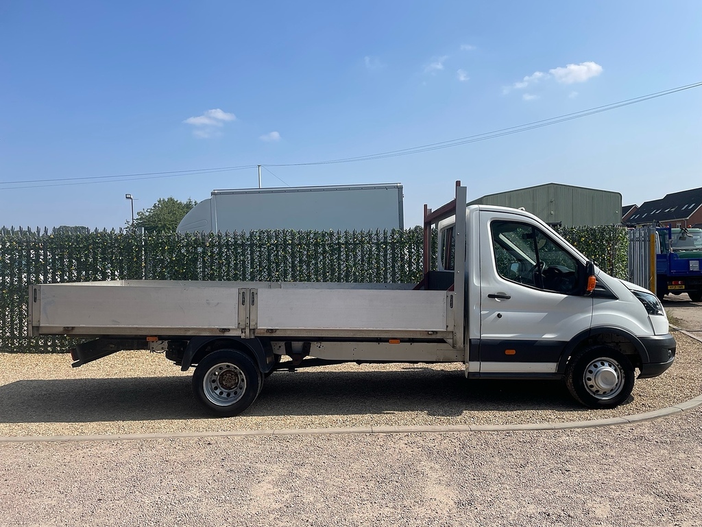 Ford Transit Custom 350 2.0 Ecoblue L4 Xlwb Dropside Drw - White MV19XEU White #6