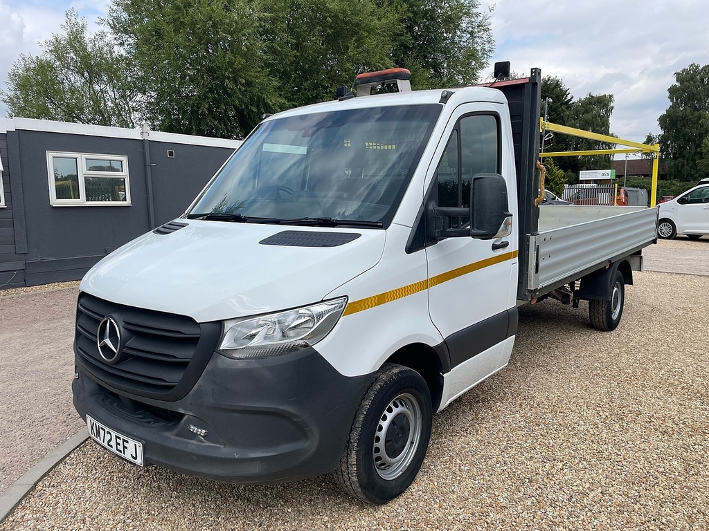 Mercedes-Benz Sprinter 315 2.0 Cdi Progressive L3 Lwb Dropside - White KM72EFJ White #2