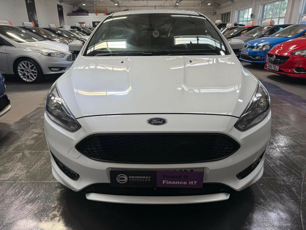 Ford Focus Hatchback 1.0T Ecoboost St-line Euro 6 Ss SE17SKU White #4
