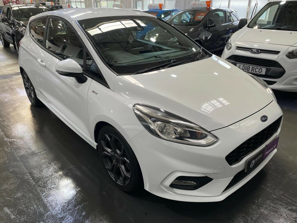 Ford Fiesta Hatchback 1.0T Ecoboost St-line Euro 6 Ss SL67ZPZ White #3