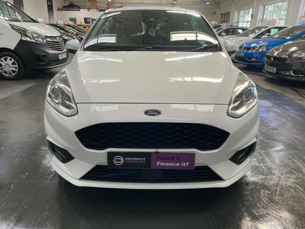 Ford Fiesta Hatchback 1.0T Ecoboost St-line Euro 6 Ss SL67ZPZ White #4