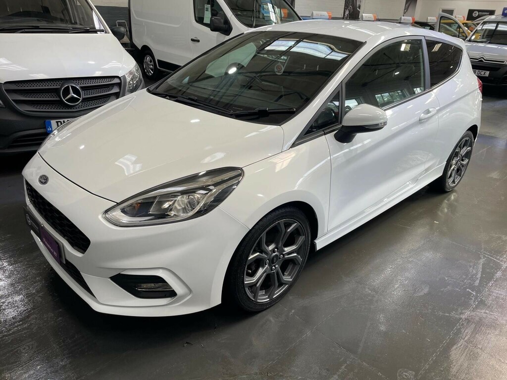 Ford Fiesta Hatchback 1.0T Ecoboost St-line Euro 6 Ss SL67ZPZ White #6