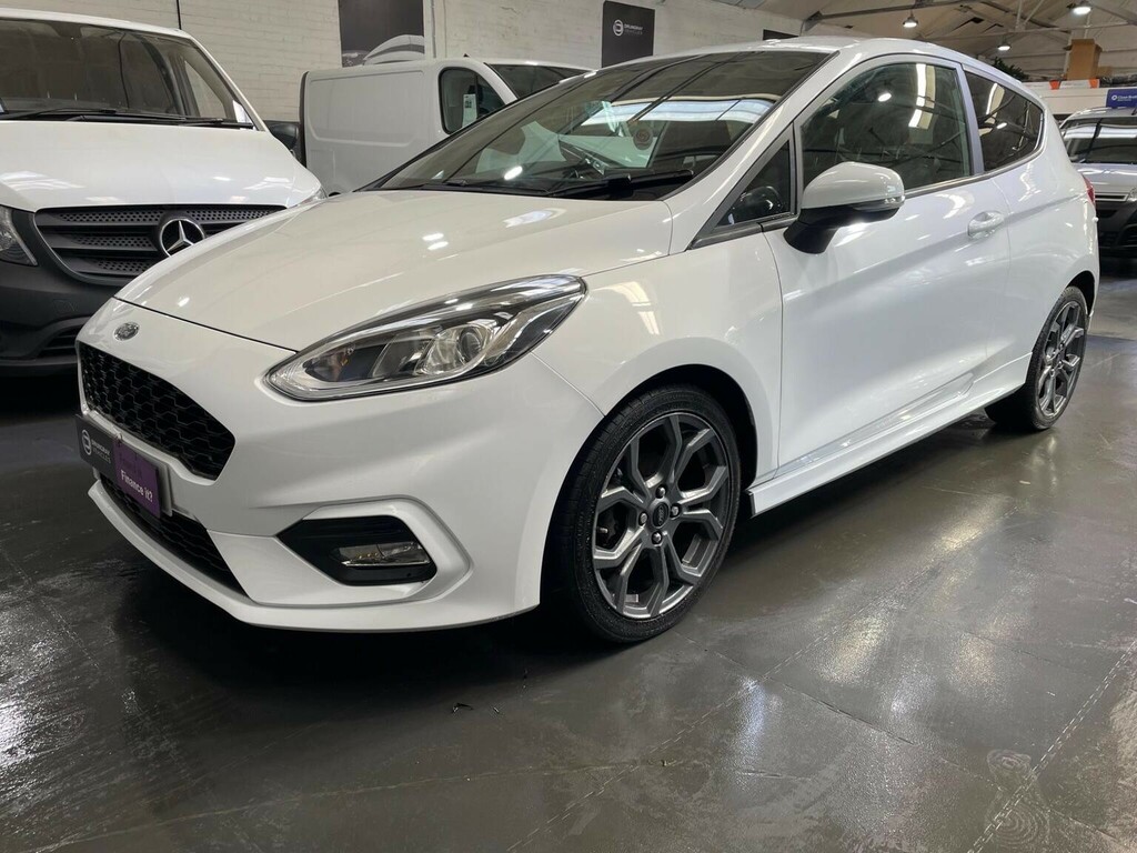 Ford Fiesta Hatchback 1.0T Ecoboost St-line Euro 6 Ss SL67ZPZ White #5