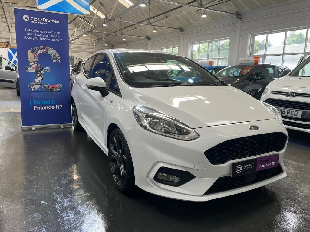 Ford Fiesta Hatchback 1.0T Ecoboost St-line Euro 6 Ss White