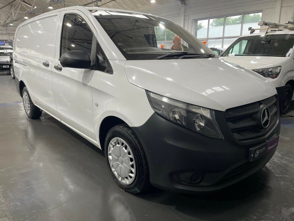 Mercedes-Benz Vito Panel Van 2.1 114 Cdi Bluetec Rwd L2 Euro 6 6Dr 2 White #2