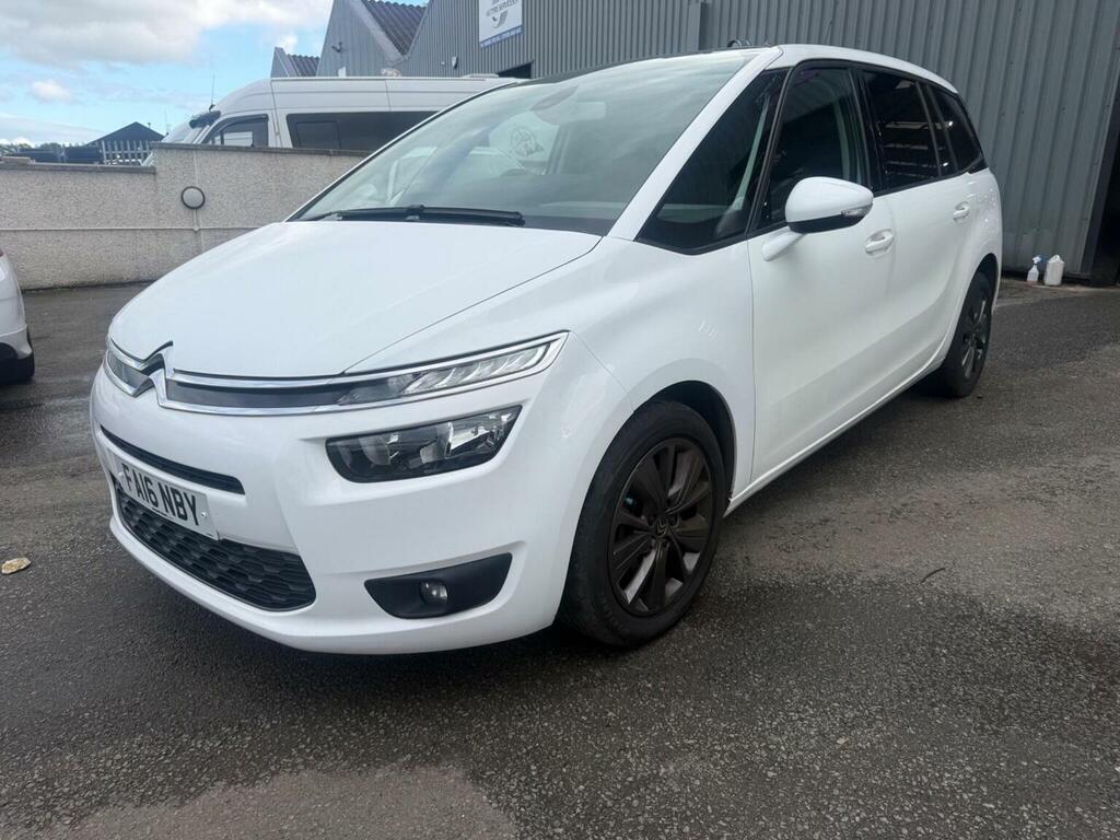 Citroen Grand C4 Picasso 1.6 Bluehdi Selection Euro 6 Ss White #2