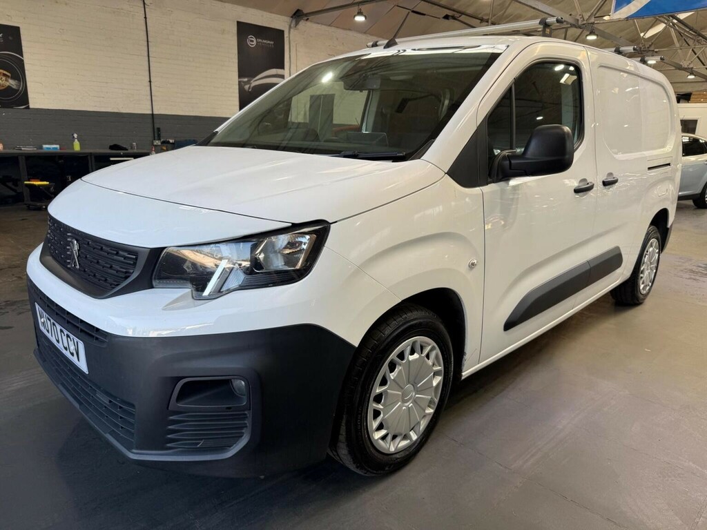 Peugeot Partner 1.5 Bluehdi 950 Professional Long Panel Van Lwb Eu White #2