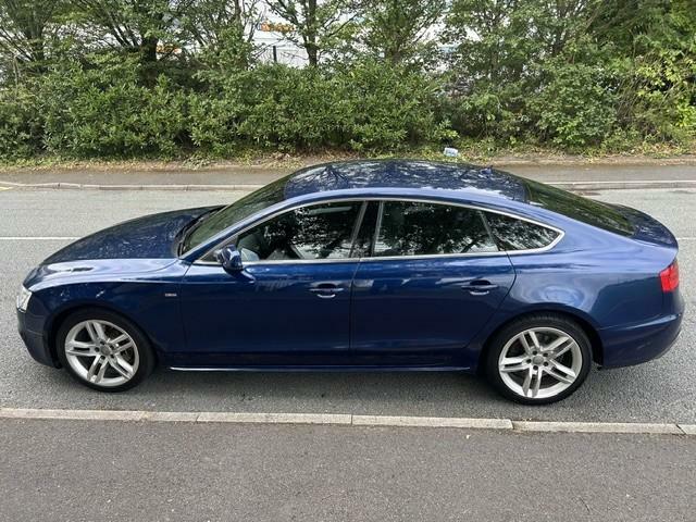 Audi A5 2.0 Tdi S Line Blue #4