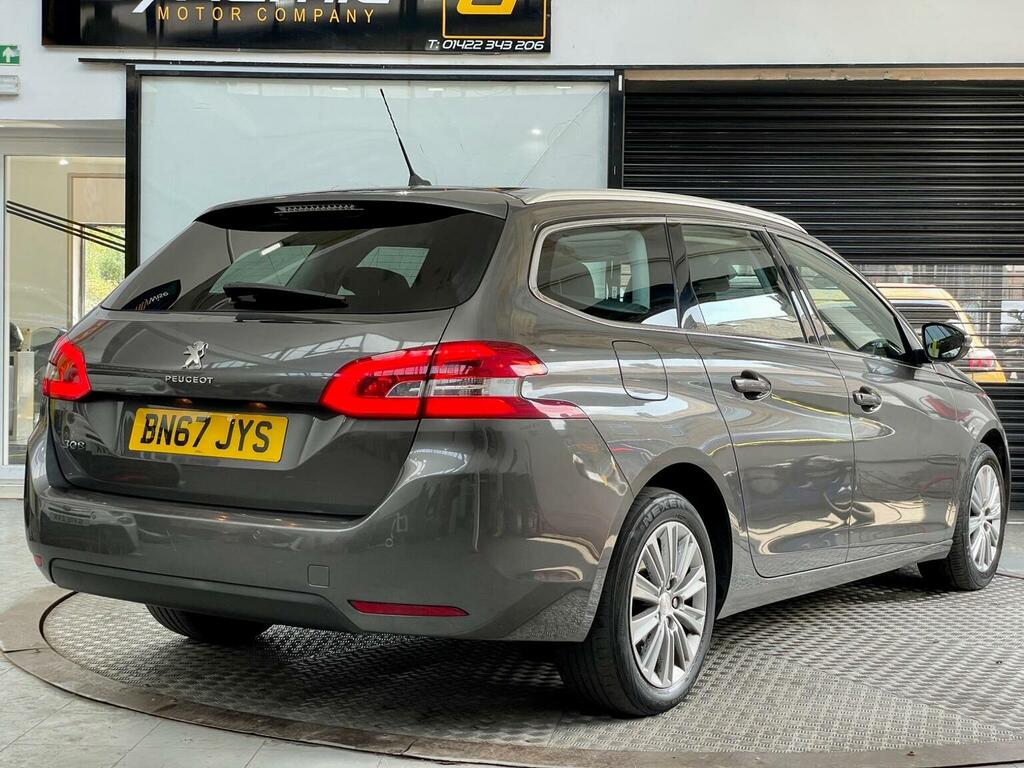 Peugeot 308 SW Estate 1.6 Bluehdi Allure Euro 6 Ss 20176 BN67JYS Grey #4